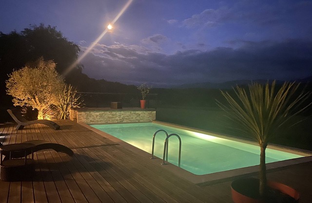 A haven of peace facing the mountains