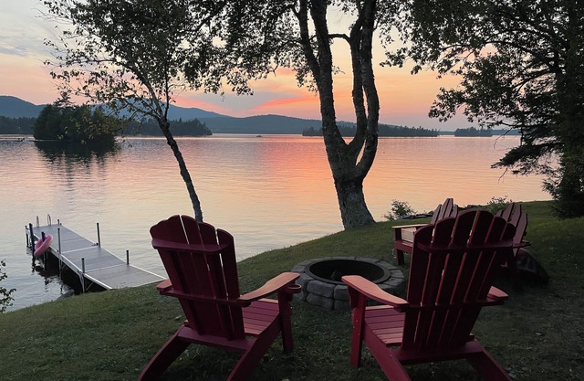 A Little Camp with Big Views & Amazing Sunsets Steps from Moosehead Lake