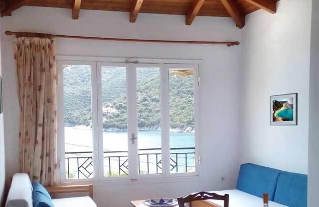 A penthouse suite in Eptanisa Hotel