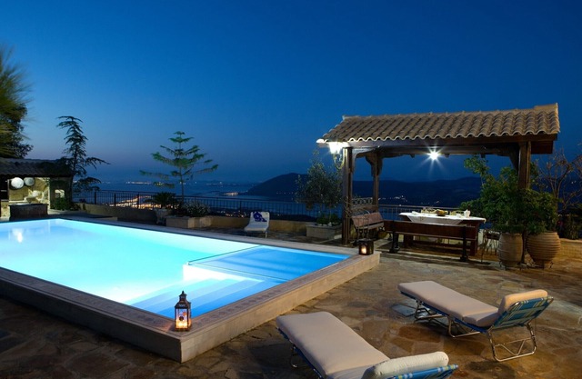 A traditional style villa with spectacular view