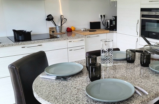 Accommodation with terrace and garden.