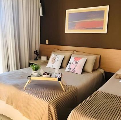 Aconchegante Flat B308 - Refúgio no Aldeia das Águas