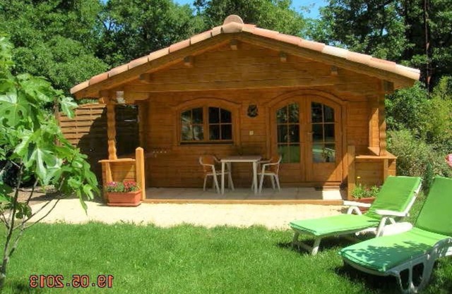 Air-conditioned wellness cabin for 2 pool&spa, quiet garden 10' from Aix-en-Pce