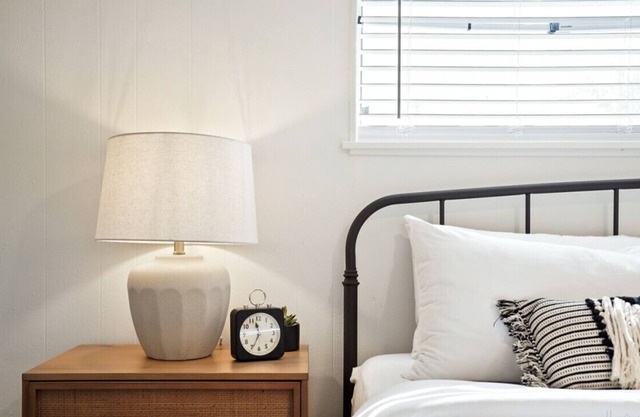Airy King Bedroom + Comfortable Living Space by UT