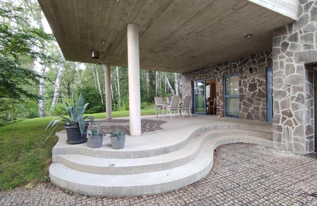 Apartmán Bříza, výhled na zámek
