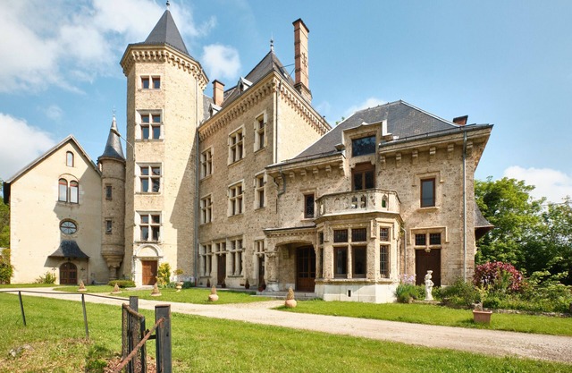Apartment 'Grand Gîte Du Château De St Geoire' with Mountain View, Private Terrace and Shared Garden