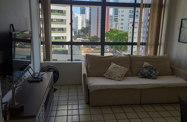 Apartment 150m from the beach. Rooftop pool.