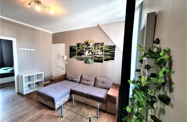 Apartment designed by architect. Close to the train station and center of Reims