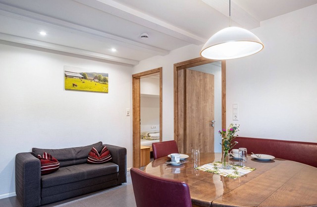 Apartment 'Ferienwohnung Weideblick' with Mountain View, Shared Terrace and Wi-Fi