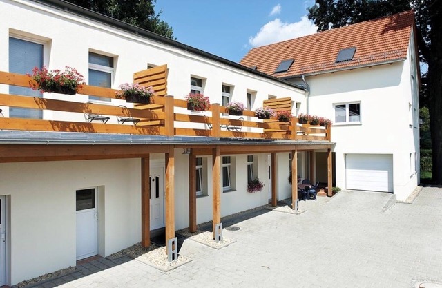 apartment for 4 people with kitchen & balcony, view of the Elbe & free Wi-Fi