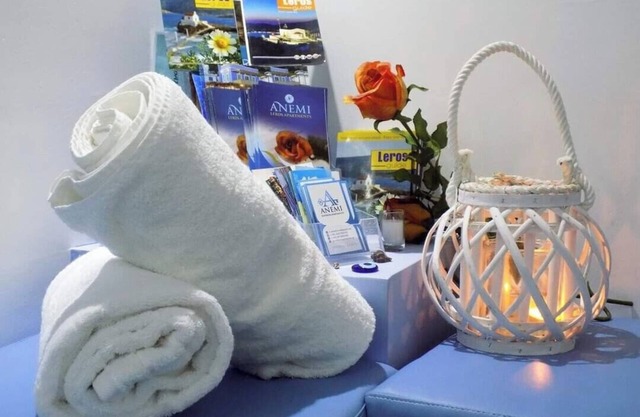 Apartment In A Hotel 'Anemi Leros 3' with Sea View, Wi-Fi and Air Conditioning