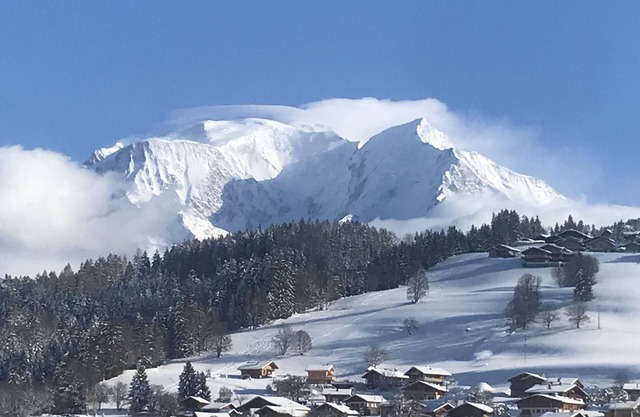 Apartment in Combloux facing Mont Blanc
