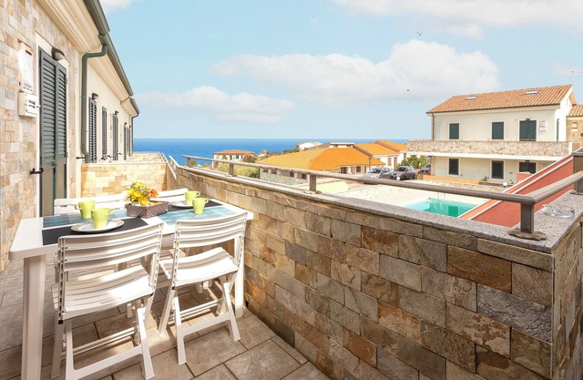 Apartment 'Le Residenze Di Anna' with Sea View, Shared Pool and Air Conditioning