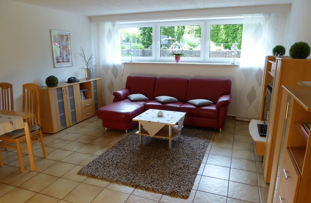 Apartment mit Gartenblick
