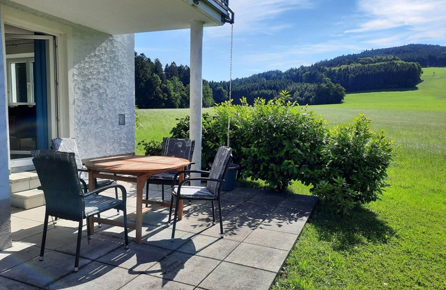 Apartment Salzburger Land near Wallersee with large terrace