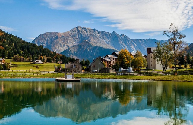 Apartment 'Superbe Studio Au Pied Des Pistes' with Mountain View, Shared Garden and Wi-Fi