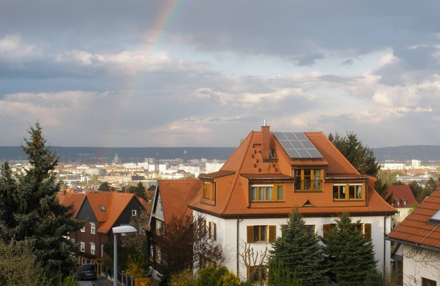 Apartment with a wonderful view of Dresden