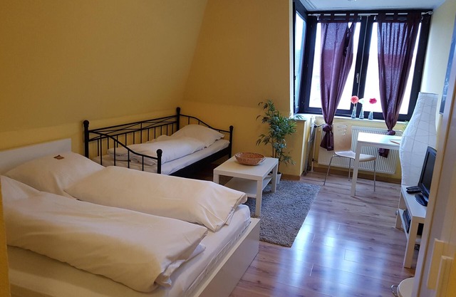 Apartment with dopple bed and single bed