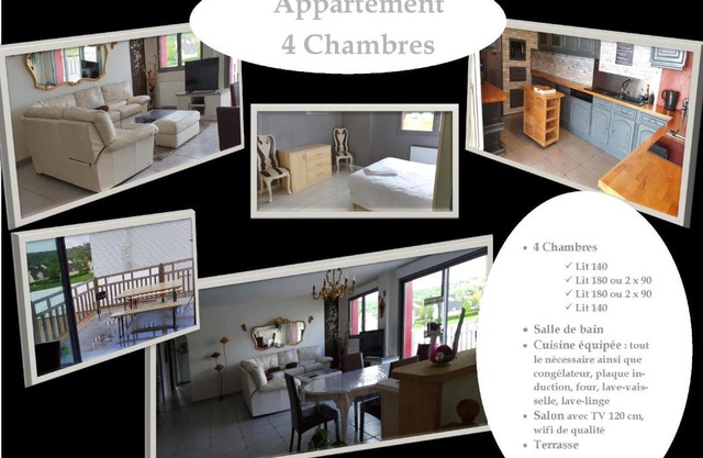 Appartement 4 chambres Sur la Cave
