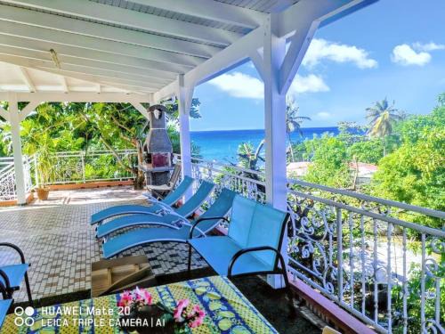 Appartement confortable avec vue sur mer à Deshaies, 48 m²