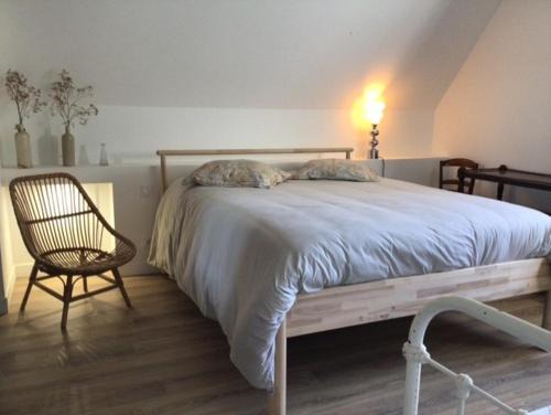 Appartement privatif étage maison - 2 chambres - 5 couchages - Jardin