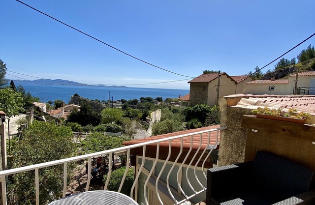 Appartement Nadia, Balcon vue mer