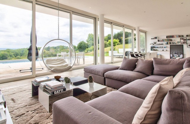 Architect-designed villa - swimming pool in Béarn