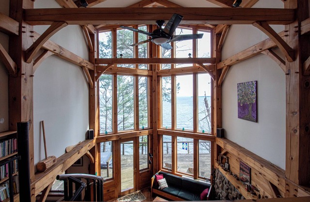 Architects Dream Home Overlooking Picturesque Lake Champlain