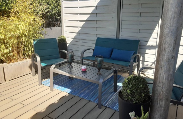 At the foot of the Verdon T2 35m2 Maisonette - Air-conditioned - Terrace 25m2 - 3* Private parking lot
