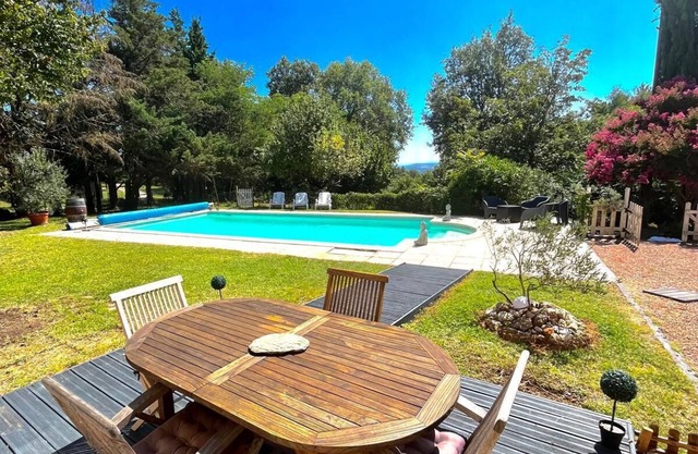 Au Cœur du Vignoble, Chai 6 Pers Avec Piscine