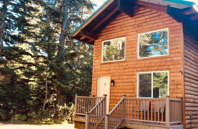 Aurora Skies Lodging - Private Cabin with Open Loft Bedroom - Sleeps 3-6