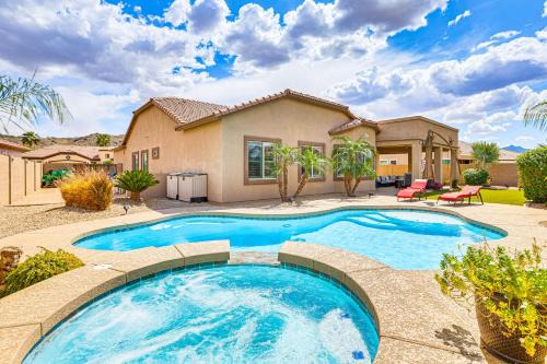 Backyard Oasis with Fire Pit Laveen Village Retreat