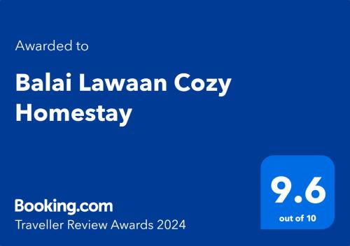 Balai Lawaan Cozy Homestay