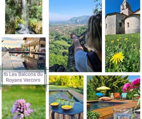 Balcons du Royans.Logement entier Piscine