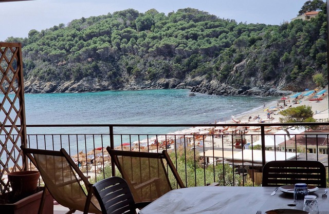 Balcony with sea view - Apartment Orchidea