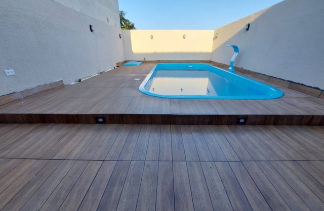Balneário Céu Azul, with swimming pool 350m from the beach