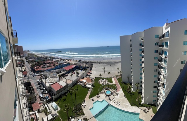 Beachfront Penthouse in downtown Rosarito Beach