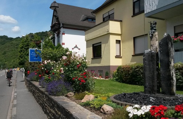 Beautiful apartment balcony/Rhine view: Rhine, Rheinsteig, hiking box spring bed