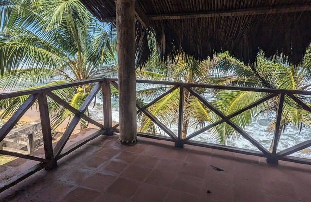 Beautiful beach front house in the Caribbean