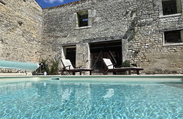 Beautiful gite in charming location with private pool near historic market towns