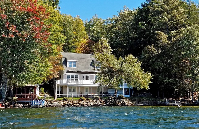 Beautiful lakefront home with breathtaking sunset views
