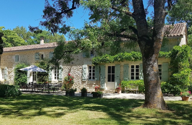 Beautiful Stone Farmhouse With Heated Pool And Views Across Rolling Countryside