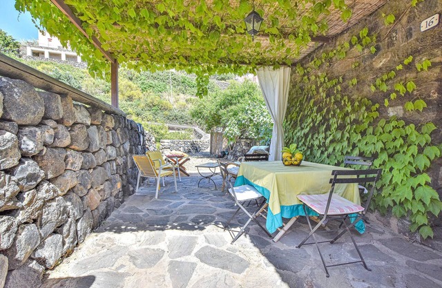 Beautiful stone house on the volcanic island of Pantelleria.