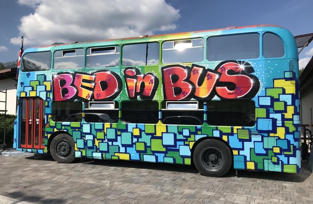 Bed in Bus - Luxury Belluno Dolomiti London Bus
