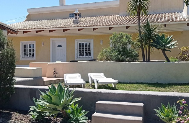 better than a flat, a small country house with its own garden close to the beach
