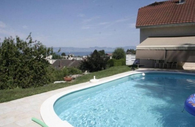 between Lake LEMAN and ALPES near EVIAN