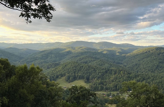 Big Views & Seclusion at Chalk Dust Overlook - Newly Renovated Cabin in Purlear