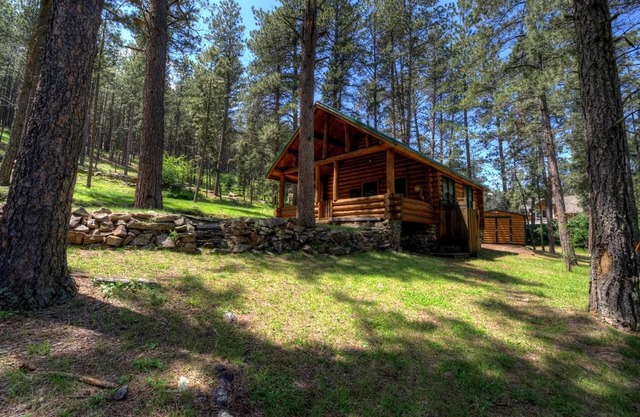 Black Hills Historic Creekside Log Cabin