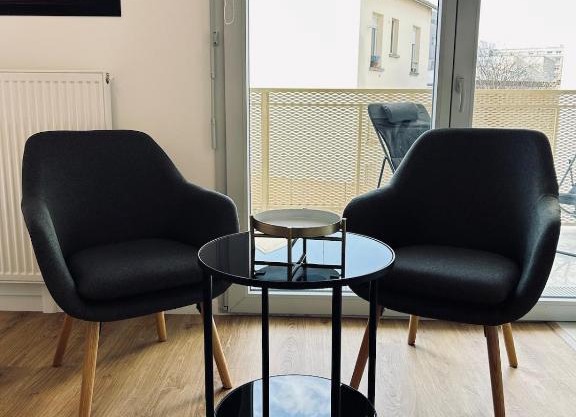 Bleuets studio cosy neuf terrasse proche centre