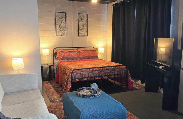 Bohemian Industrial Studio Apartment Near Hospitals and Colleges